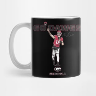 Carson Beck Go Dawgs Mug